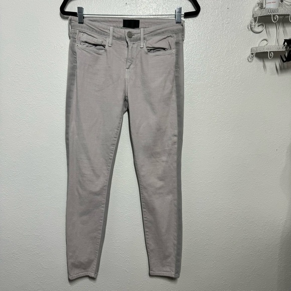 VINCE Dylan skinny jeans size 27 gray wash stretch denim - Picture 3 of 11